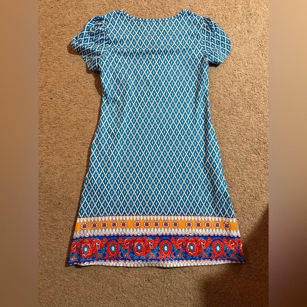 Colorful Geometric Pattern Dress - Picture 4 of 4